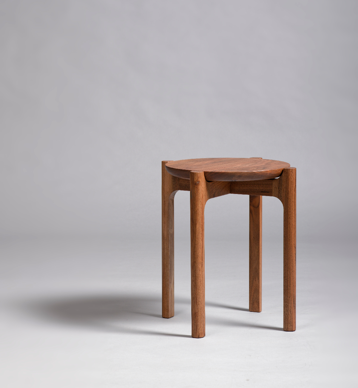 Walnut stool